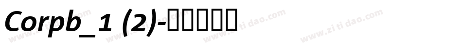 Corpb_1 (2)字体转换